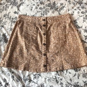 Kendall & Kylie Floral Denim Mini Skirt Size 26